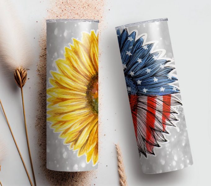 Usa Sunflower 20Oz Tumbler Gift For Fans Gift For Fans 1