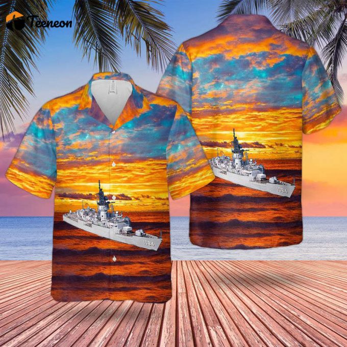 Uss Mccandless (Ff1084) U.s Navy Ship Reunions Hawaiian Shirt Gift For Dad Father Days 1