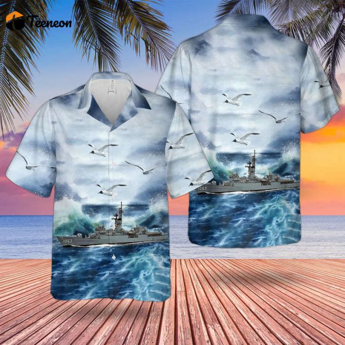 Uss Reasoner (Ff 1063) U.s Navy Ship Reunions Hawaiian Shirt Gift For Dad Father Days 1