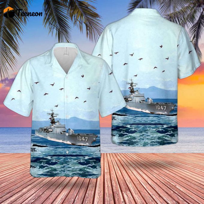 Uss Voge (De/Ff-1047) U.s Navy Ship Reunions Hawaiian Shirt Gift For Dad Father Days 1