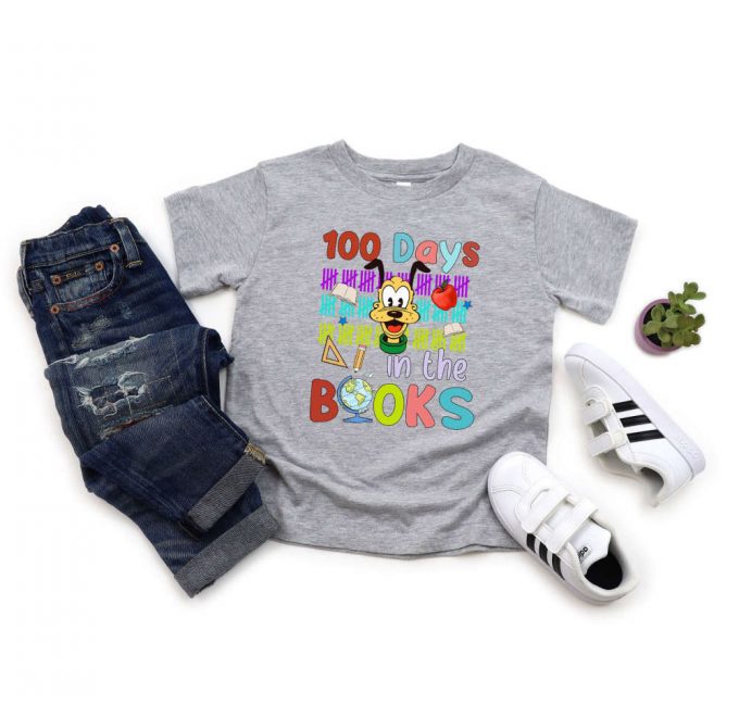 Get Inspired With 100 Days In The Books T-Shirt: Bookish Minnie Mouse &Amp; Disney Characters - Perfect School &Amp; Teacher Shirt For Reading Enthusiasts! 2