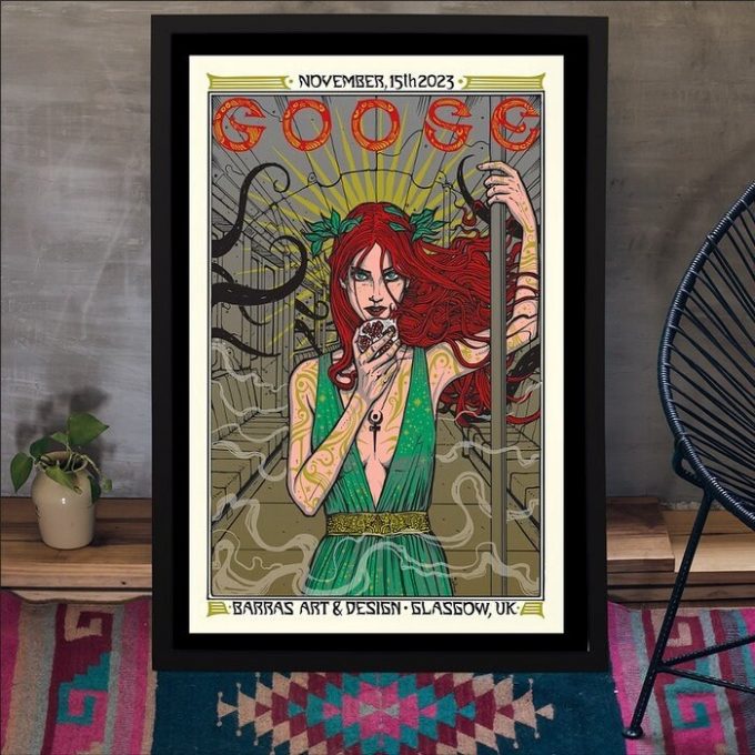 Goose Hampton Va Dec 8 &Amp;Amp; 9 2024 Tour Poster For Home Decor