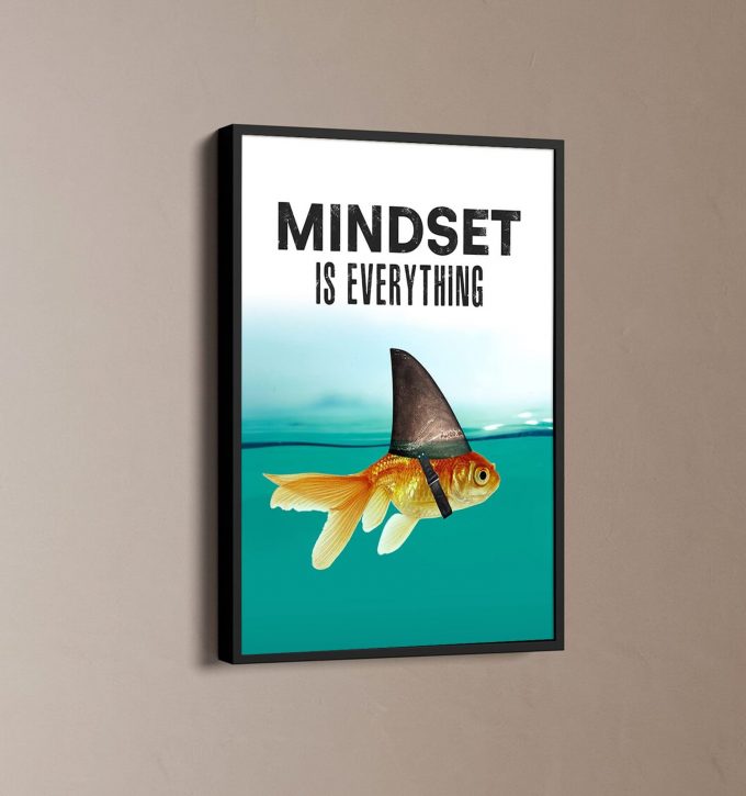 Mindset Is Everything Motivational Wall Art Poster For Home Decor 1