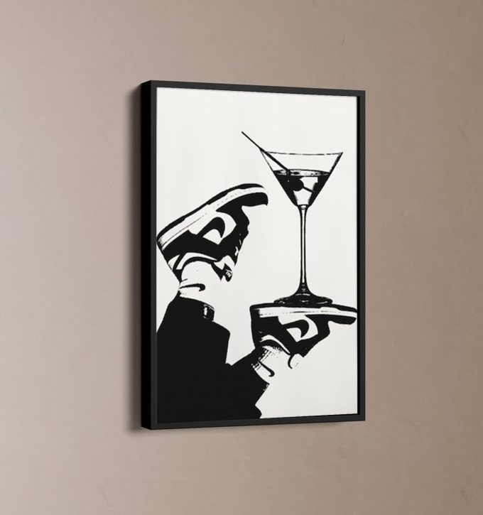 X Martini Print Poster For Home Decor, Retro Poster For Home Decor 1