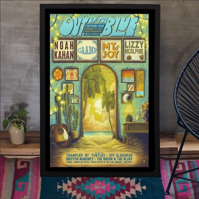 Out Of The Blue Festival 2024 Poster For Home Decor, Gift Poster For Home Decor 1