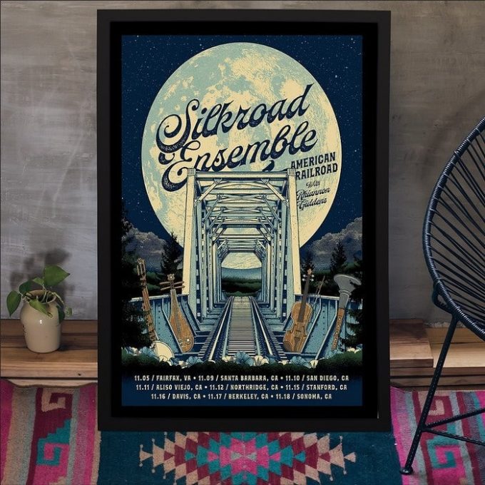 Silkroad Ensemble American Railroad With Rhiannon Giddens November 2024 Poster For Home Decor 1