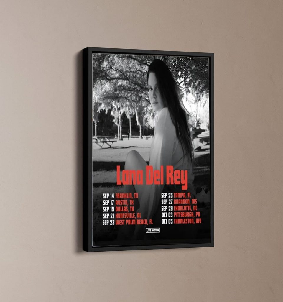 Lana Del Rey Tour 2024 Poster For Home Decor, Lana Del Rey Poster For Home Decor 2
