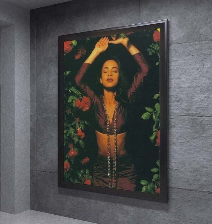 Singer Sade Adu Flower Poster Gift For Home Decor 1