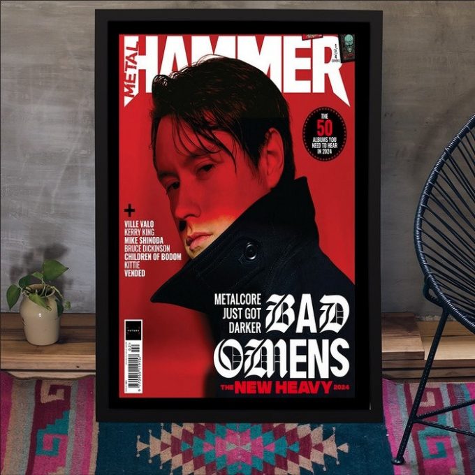 Metal Hammer &Amp;Amp; Bad Omens Concert 2024 The New Heavy Tour Poster Gift For Home Decor 1