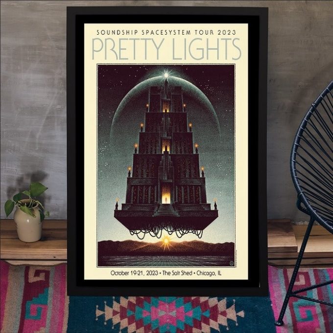 Pretty Lights Chicago Il Tour Oct 20, 2024 Poster Gift For Home Decor 1