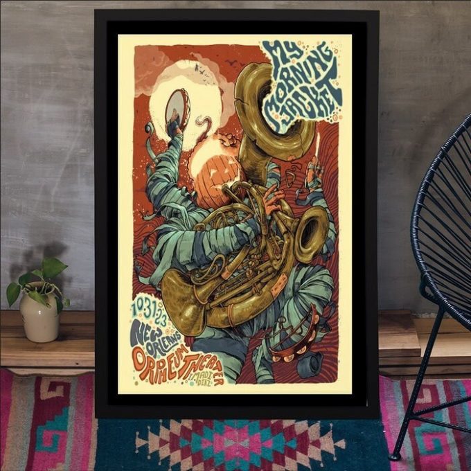 My Morning Jacket November 11, 2024 The Chicago Theater Chicago, Il Poster Gift For Home Decor 1