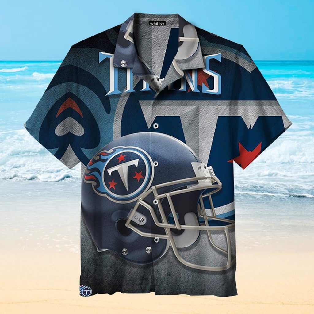 Tennessee Titans Helmet Hawaiian Shirt Gift For Men And Women 2