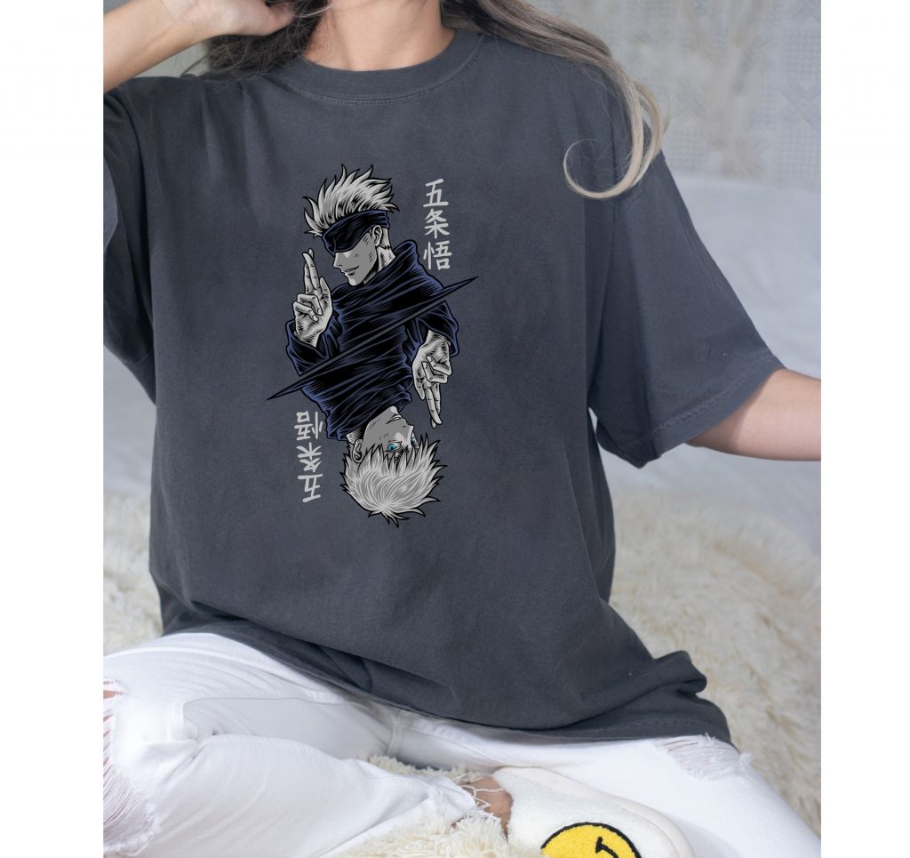 Gojo Satoru Shirt, Jujutsu Kaisen Shirt, Anime Shirt, Anime Sweatshirt, Anime Hoodie, Unisex Shirt, Trendy Shirt, Anime Gift 9