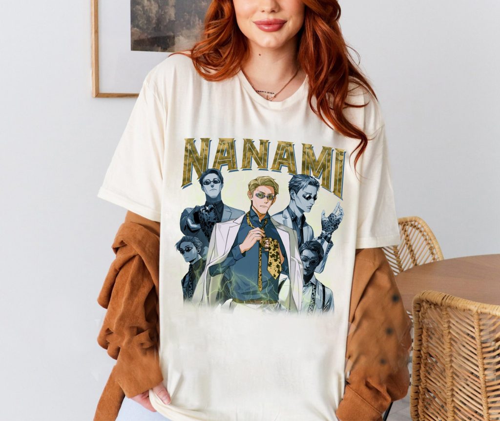 Nanami Kento Shirt, Jujutsu Kaisen Shirt, Anime Shirt, Anime Sweatshirt, Anime Hoodie, Unisex Shirt, Trendy Shirt, Anime Gift 6