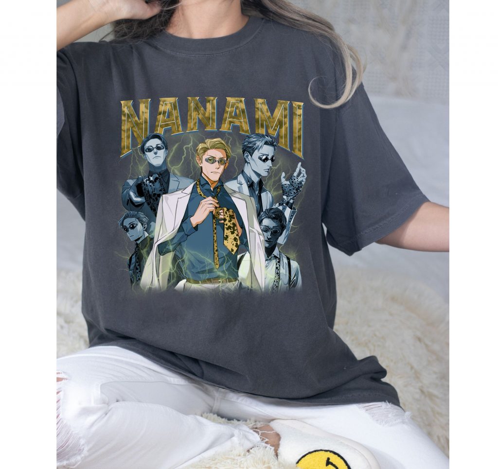 Nanami Kento Shirt, Jujutsu Kaisen Shirt, Anime Shirt, Anime Sweatshirt, Anime Hoodie, Unisex Shirt, Trendy Shirt, Anime Gift 8