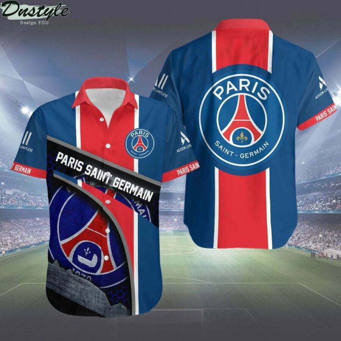 Paris Saintgermain Hawaiian Shirt 1