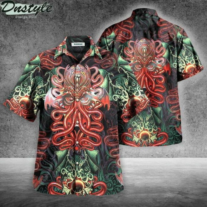 Cthulhu Hawaiian Shirt Beach Summer Outfit 1