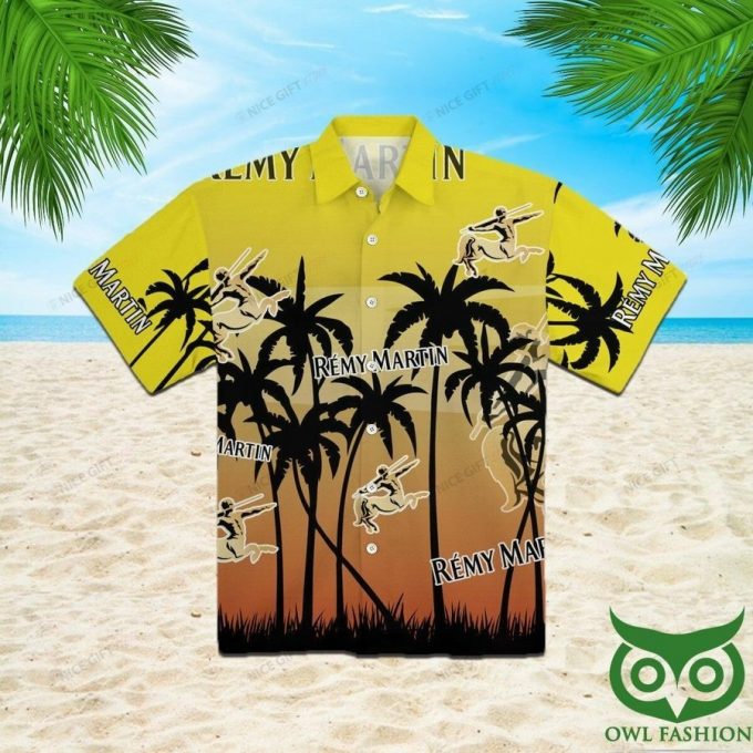 Remy Martin Gradient Yellow Hawaiian Shirt 1