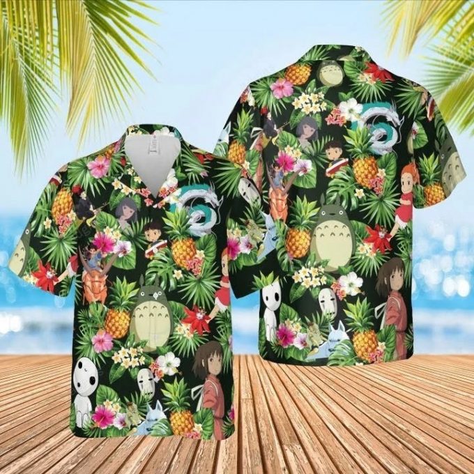 Studio Ghibli Hawaiian Shirt Summer Beach Outfit 1