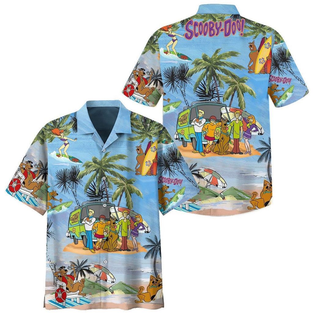 Scoobaby Doo Vacation Hawaiian Shirt 2