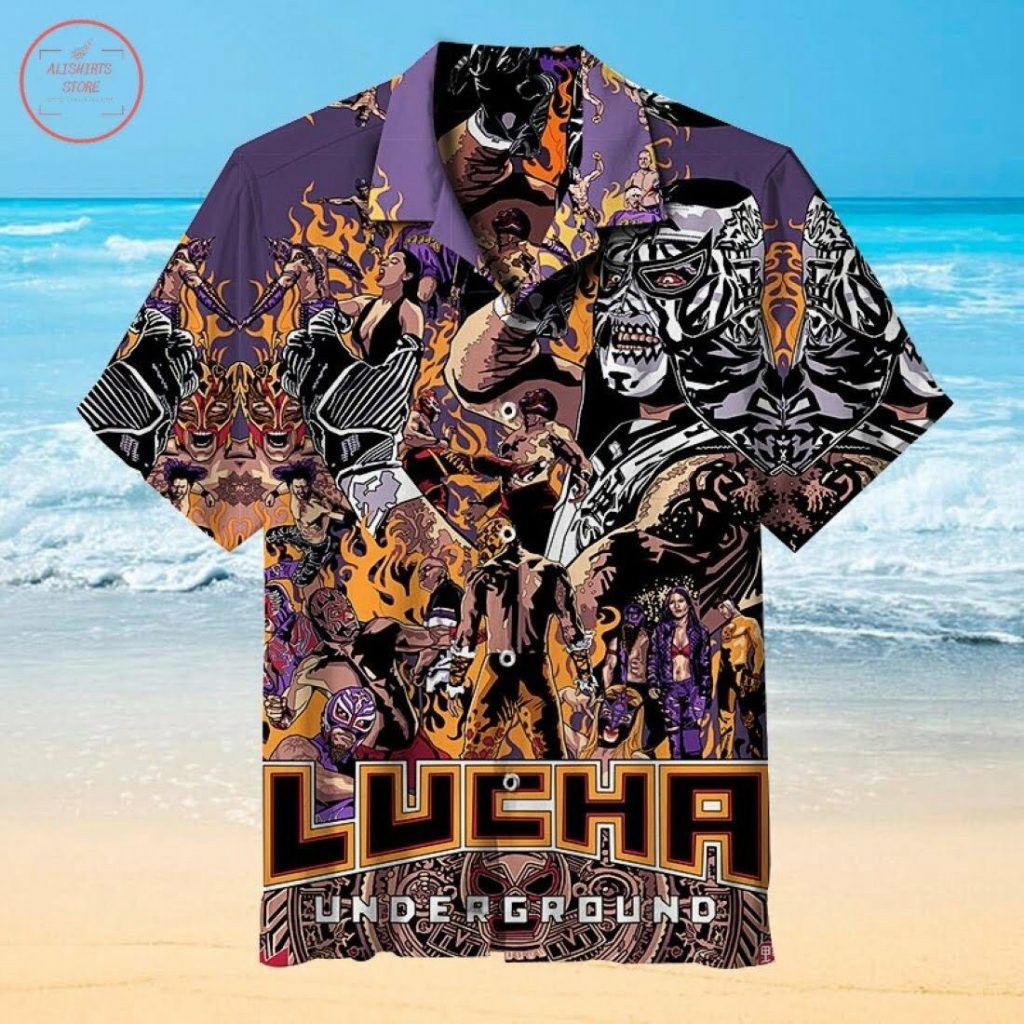 Lucha Libre Hawaiian Shirt Outfit Beach Summer 2