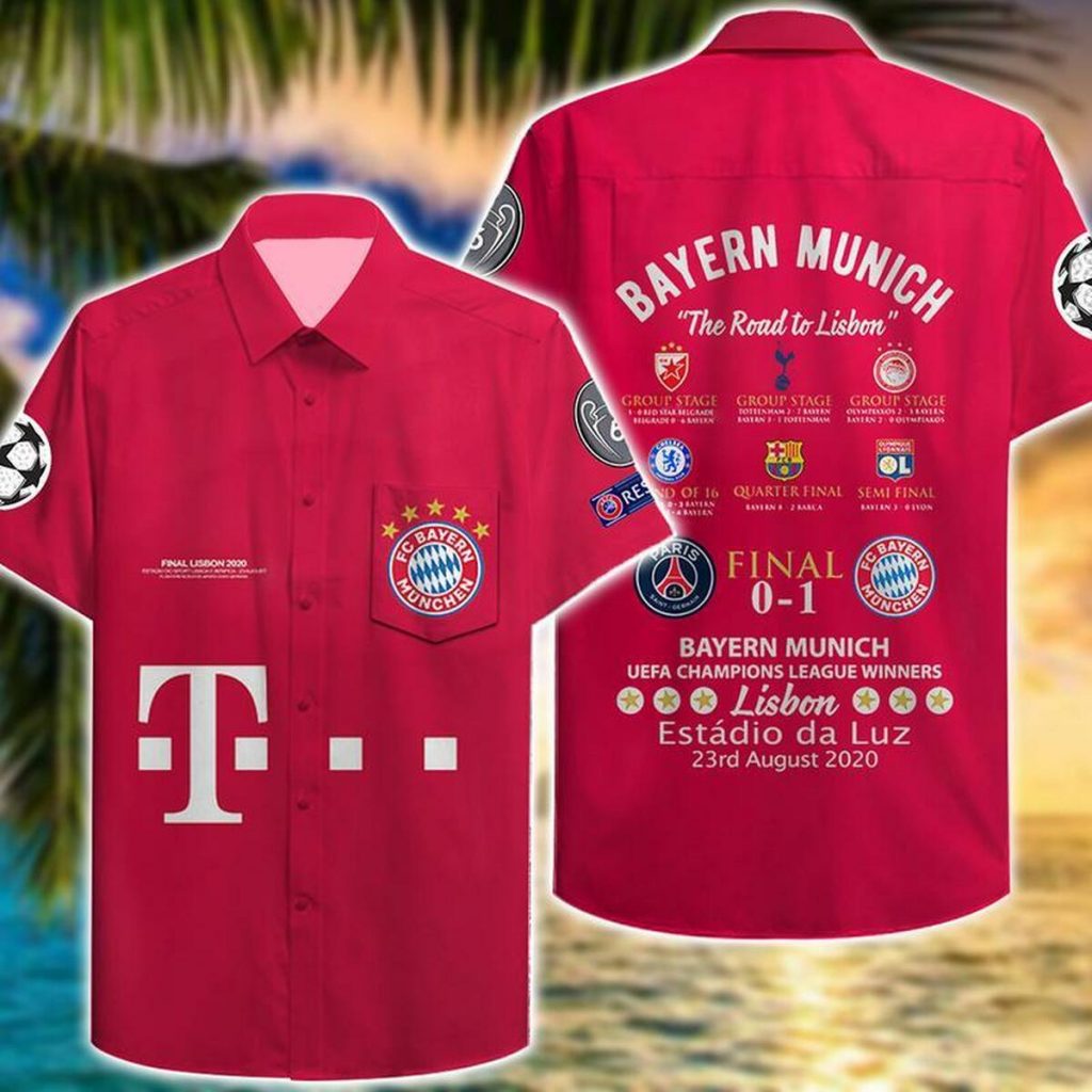 Bayern Munich Hawaiian Shirt Outfit Beach Summer 2