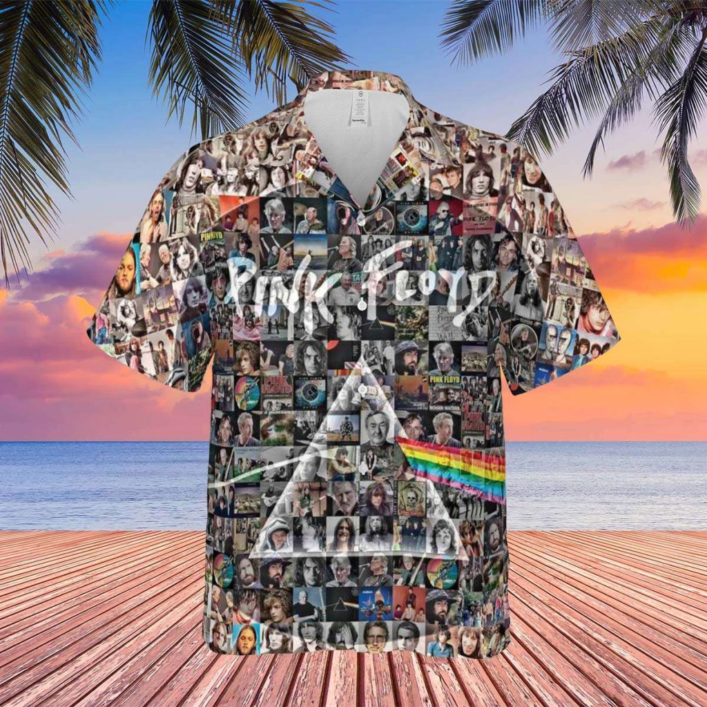 Pink Floyd Photo Mosaic Print Art Of All Things Hawaiian Shirt Gift For Men Women 8