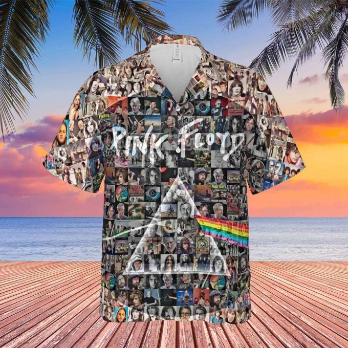 Pink Floyd Photo Mosaic Print Art Of All Things Hawaiian Shirt Gift For Men Women 3