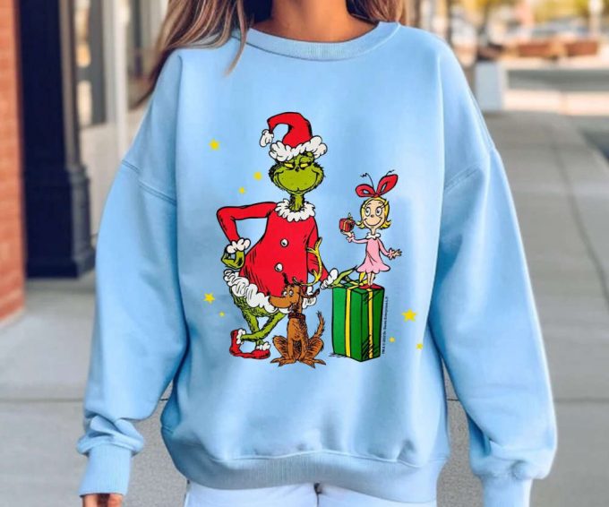 2023 Christmas Cindy Lou Who Sweatshirt Grinch Stole Christmas Shirt Movie Tee