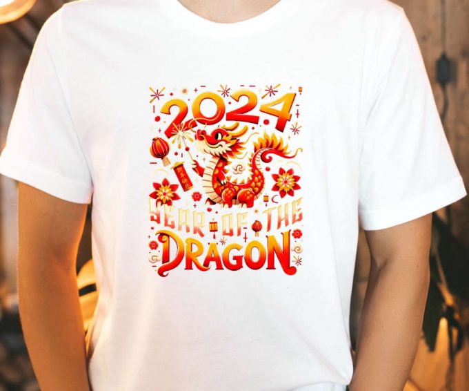 2024 Year Of The Dragon T-Shirt, 2024 Chinese New Year Shirt, Dragon Year Tee, Chinese New Year Gift, Unisex Dragon Shirt, Adults Dragon Tee 2