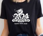 2024 Year Of The Dragon T-shirt, 2024 Chinese New Year Shirt, Dragon Year Tee, Chinese New Year Gift, Unisex Dragon Shirt, Adults Dragon Tee