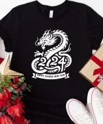 2024 Year Of The Dragon T-shirt, 2024 Chinese New Year Shirt, Dragon Year Tee, Chinese New Year Gift, Unisex Dragon Shirt, Adults Dragon Tee