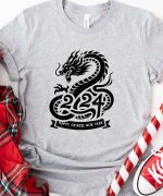 2024 Year Of The Dragon T-shirt, 2024 Chinese New Year Shirt, Dragon Year Tee, Chinese New Year Gift, Unisex Dragon Shirt, Adults Dragon Tee