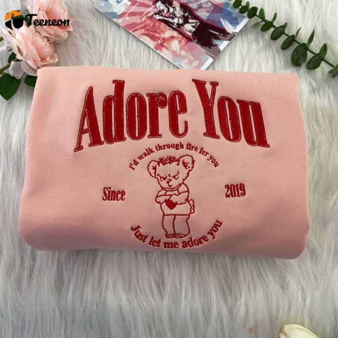 Adore You Harry Styles Embroidered Sweatshirt 1