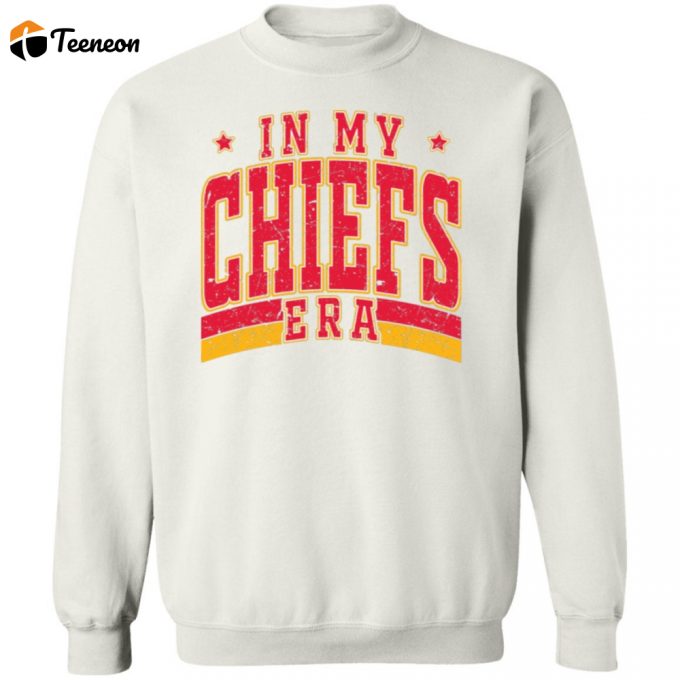 Adult Chiefs Era Crew Neck Sweatshirt Taylor Swift Super Bowl 1