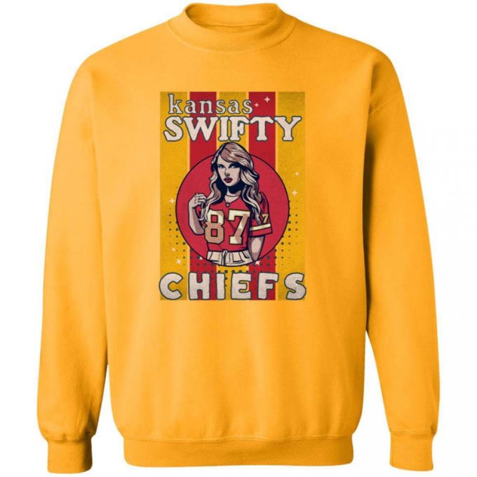 Adult Kansas Swifty Chiefs Crewneck Sweatshirt 2