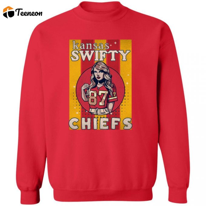 Adult Kansas Swifty Chiefs Crewneck Sweatshirt 1