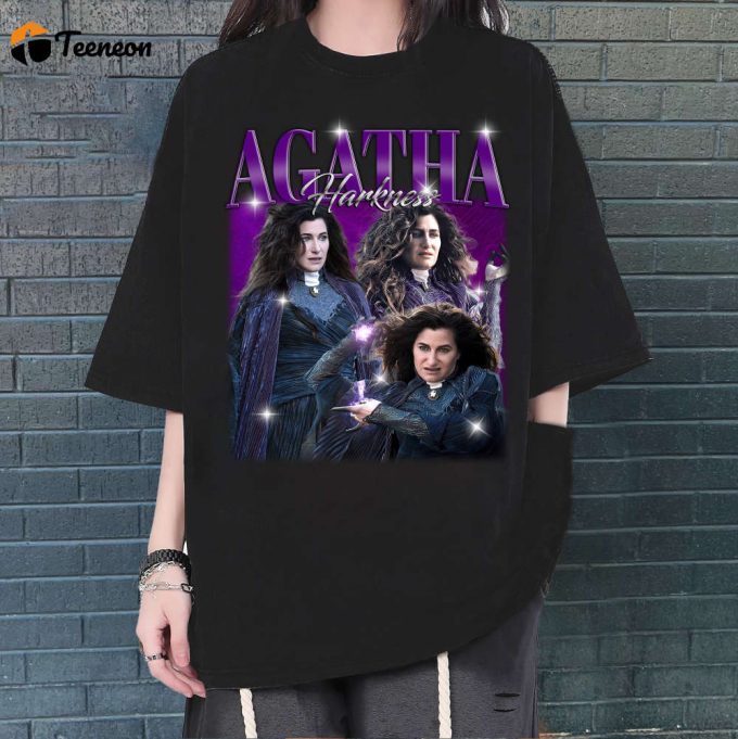 Agatha Harkness Shirt, Agatha Harkness T-Shirt, Agatha Harkness Tees, Hip Hop Graphic, Unisex Tee, Bootleg Retro 90'S Fans Gift, Trendy Tees 1