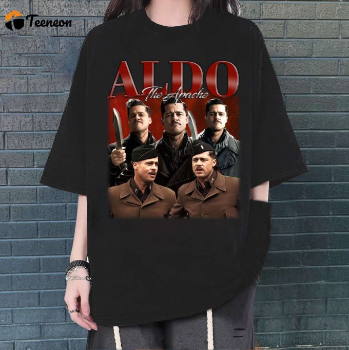 Aldo The Apache T-Shirt, Aldo The Apache Shirt, Aldo The Apache Tees, Hip Hop Graphic, Unisex Tee, Bootleg Retro 90'S Fans Gift, Trendy Tees 1