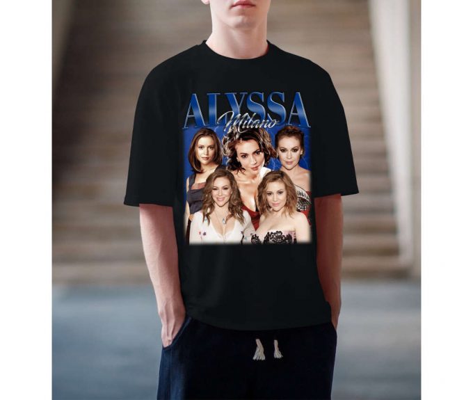 Alyssa Milano T-Shirt, Alyssa Milano Shirt, Alyssa Milano Tees, Hip Hop Graphic, Unisex Shirt, Bootleg Retro 90'S Fans Gift, Trendy Shirt 3