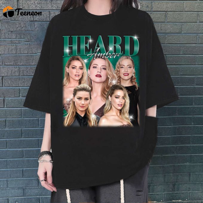 Amber Heard Shirt, Amber Heard T-Shirt, Amber Heard Tees, Hip Hop Graphic, Unisex Tees, Bootleg Retro 90'S Fans Gift, Trendy Tees, Gifts Men 1