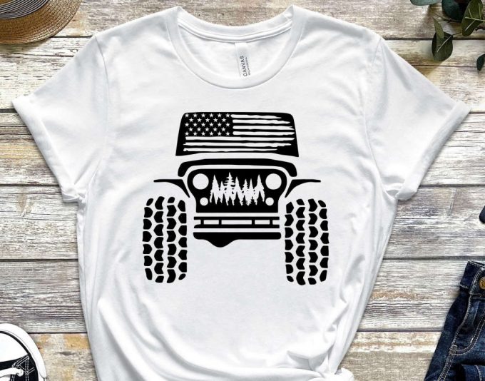 American Offroad Shirt, Offroad Forest Shirt, Usa Flag Shirt, Us Offroad, 4Wd Offroad Shirt, Amarican Flag, 4Wd Flag Usa 3