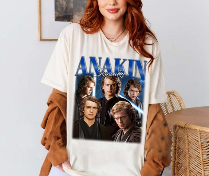 Anakin Skywalker T-Shirt, Anakin Skywalker Shirt, Anakin Skywalker Tees, Hip Hop Graphic, Unisex Tees, Bootleg Retro 90'S Fans, Trendy Tee 4