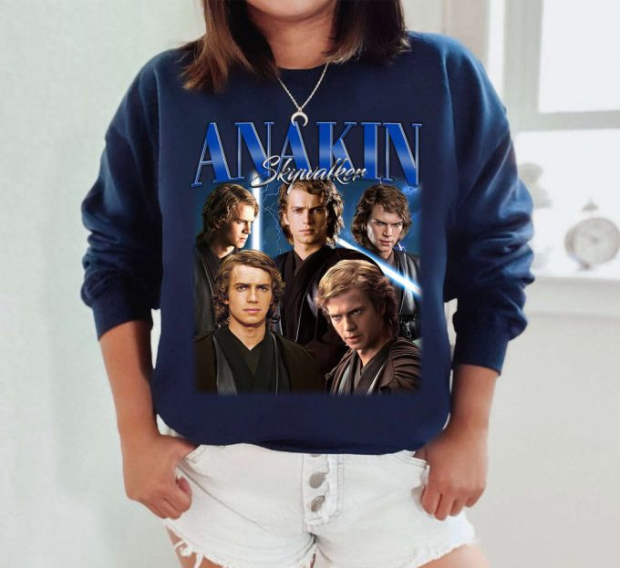 Anakin Skywalker T-Shirt, Anakin Skywalker Shirt, Anakin Skywalker Tees, Hip Hop Graphic, Unisex Tees, Bootleg Retro 90'S Fans, Trendy Tee 5