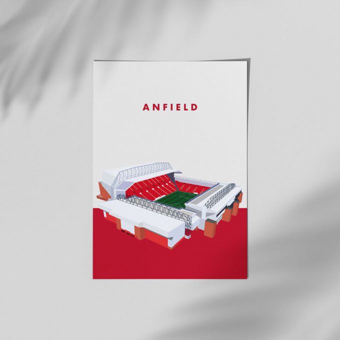 Anfield Stadium Liverpool Football Poster For Home Decor Gift 2