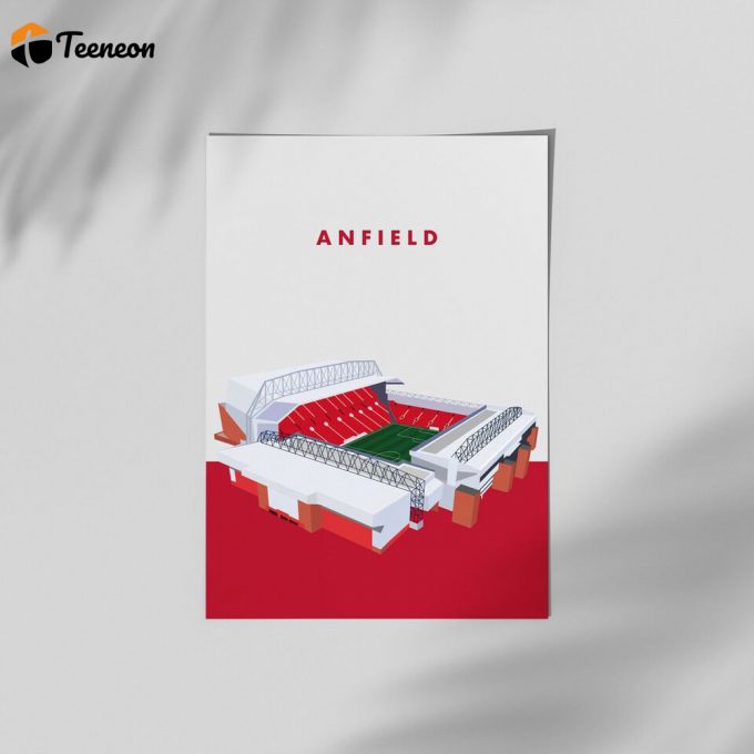 Anfield Stadium Liverpool Football Poster For Home Decor Gift 1