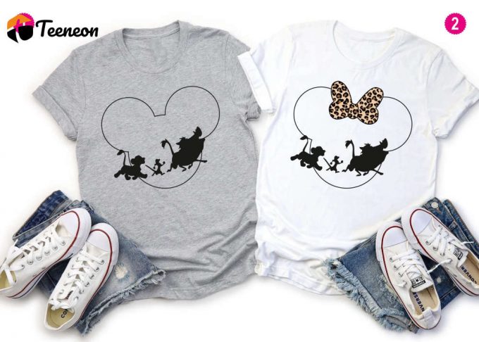 Disney Animal Kingdom Shirt: Vintage Disneyworld Family Lion King &Amp;Amp; Mickey Mouse - Magic Kingdom 1