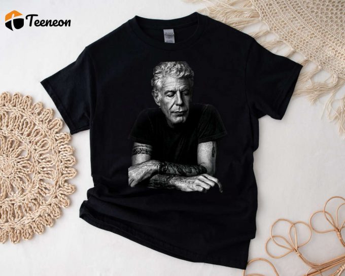 Anthony Bourdain T-Shirt, Anthony Bourdain Fashion Cool T-Shirt, Anthony Bourdain Kitchen Confidential Shirt 1