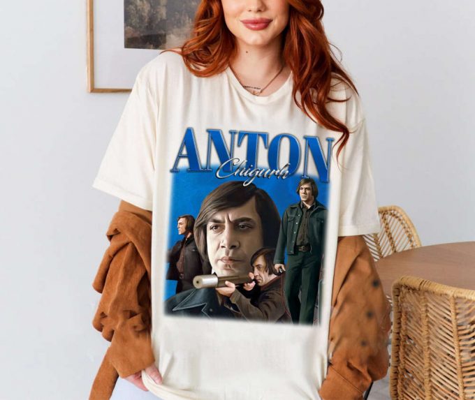 Anton Chigurh T-Shirt, Anton Chigurh Shirt, Anton Chigurh Tees, Unisex Shirt, Vintage Shirt, Retro Shirt, Trendy Shirt, Couples Shirt 4