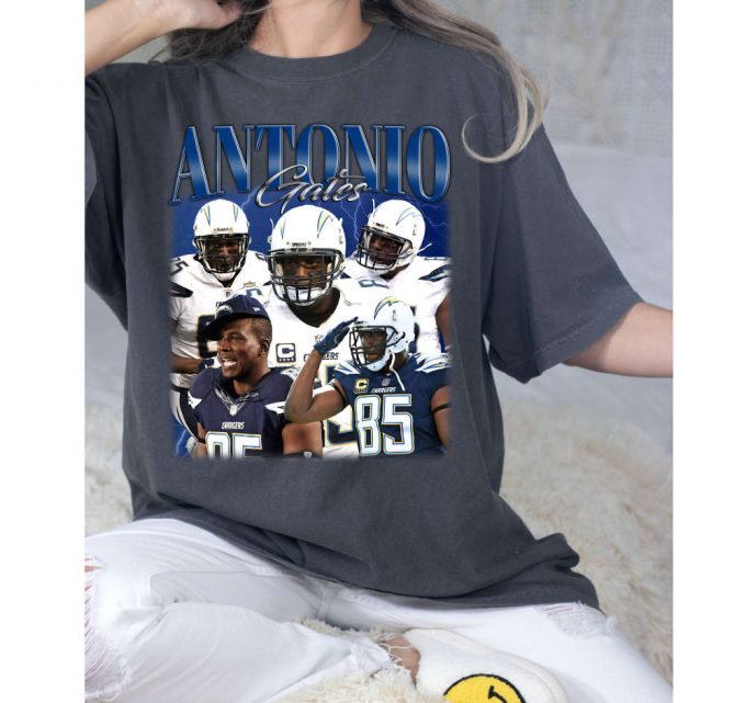 Antonio Gates T-Shirt, Antonio Gates Shirt, Antonio Gates Tees, Unisex Shirt, Vintage Shirt, Retro Shirt, Trendy Shirt, Couples Shirt 2